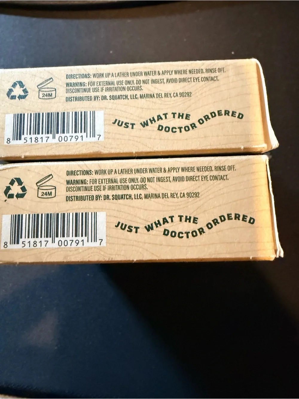 Dr. Squatch Birchwood Breeze & Deep Sea Goat's Milk Soap Pack of 4